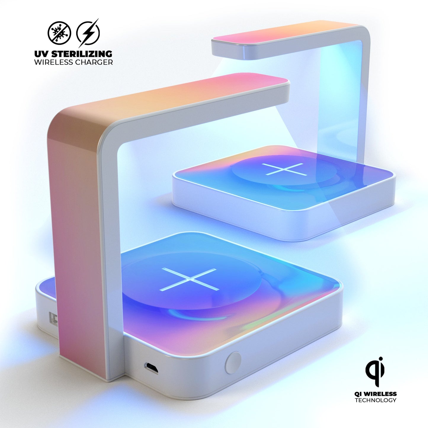 Pastel Minimalistic V1 UV Germicidal Sanitizing Sterilizing Wireless