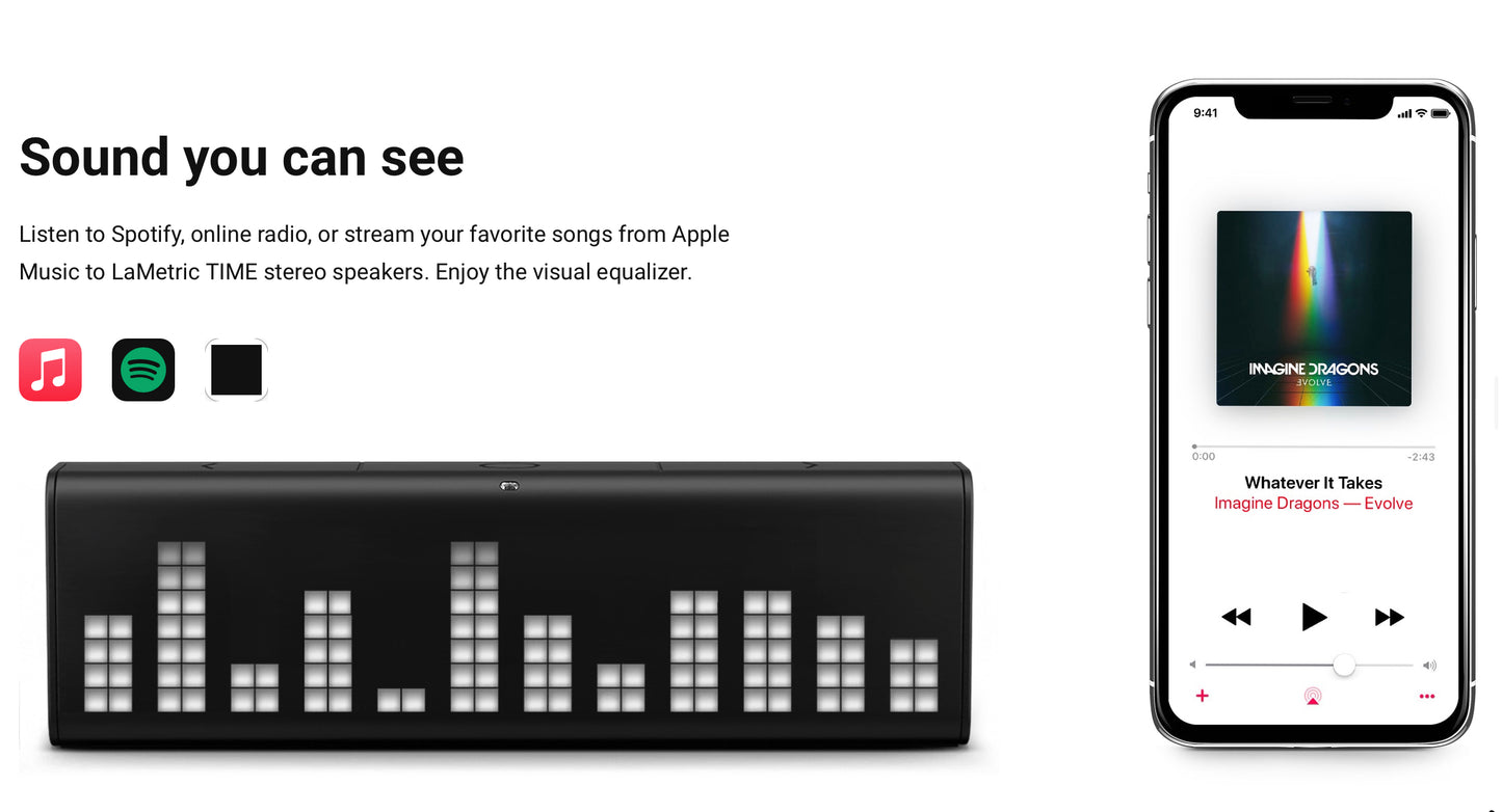 LaMetric Time Wi-Fi Clock for Smart Home